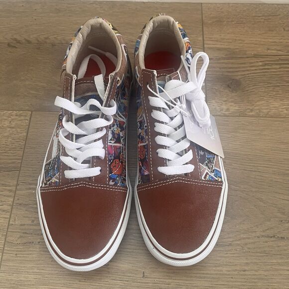 NEW Vans X Disney Old School Sneakers '100th Anniversary Scrapbook' W 5.5 - Picture 8 of 9